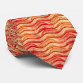 Thin Blue Line - Bacon Strips Police Pig Stropdas (Opgerold)