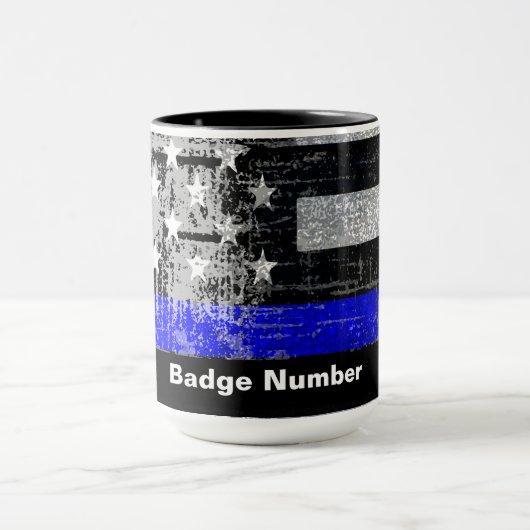 Thin Blue Line Badge# Mok (Midden)