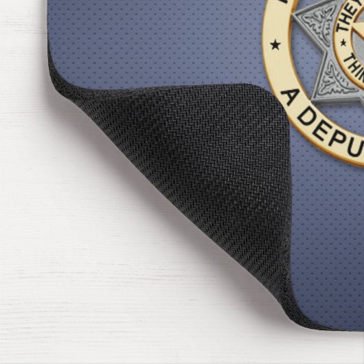 Thin Blue Line Badge Muismat (Hoek)