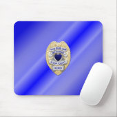 Thin Blue Line Badge Muismat (Met muis)