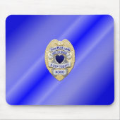 Thin Blue Line Badge Muismat (Voorkant)
