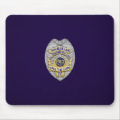 Thin Blue Line Badge Muismat (Voorkant)