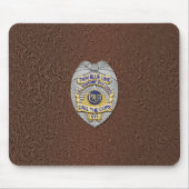 Thin Blue Line Badge Muismat (Voorkant)