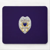 Thin Blue Line Badge Muismat (Voorkant)
