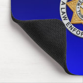 Thin Blue Line Badge Muismat (Hoek)