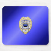 Thin Blue Line Badge Muismat (Voorkant)