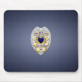 Thin Blue Line Badge Muismat (Voorkant)