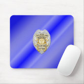Thin Blue Line Badge Muismat (Met muis)