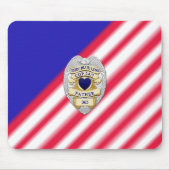 Thin Blue Line Badge Muismat (Voorkant)