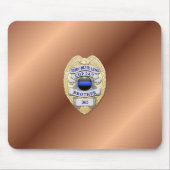 Thin Blue Line Badge Muismat (Voorkant)