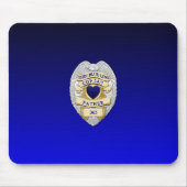 Thin Blue Line Badge Muismat (Voorkant)