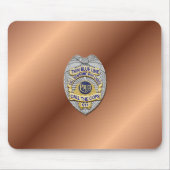 Thin Blue Line Badge Muismat (Voorkant)