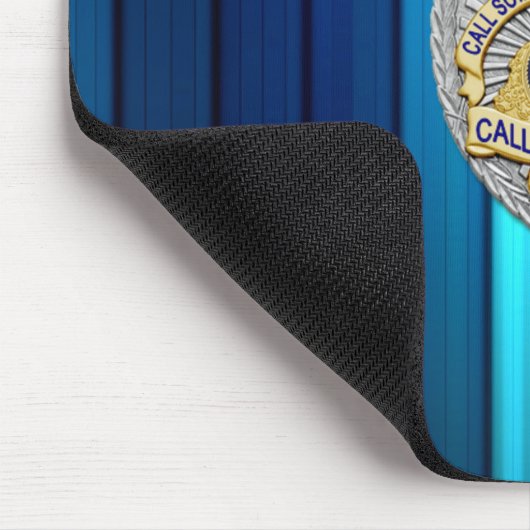 Thin Blue Line Badge Muismat (Hoek)