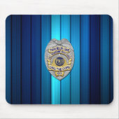Thin Blue Line Badge Muismat (Voorkant)