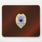 Thin Blue Line Badge Muismat (Voorkant)