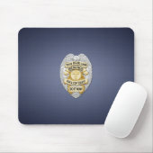 Thin Blue Line Badge Muismat (Met muis)