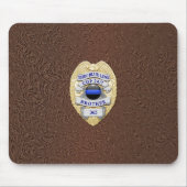 Thin Blue Line Badge Muismat (Voorkant)