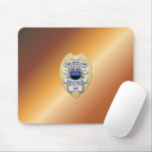 Thin Blue Line Badge Muismat (Met muis)