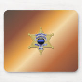 Thin Blue Line Badge Muismat (Voorkant)