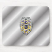 Thin Blue Line Badge Muismat (Voorkant)