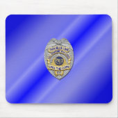 Thin Blue Line Badge Muismat (Voorkant)