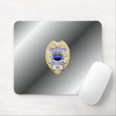Thin Blue Line Badge Muismat (Met muis)