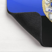 Thin Blue Line - Badge Muismat (Hoek)