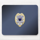 Thin Blue Line Badge Muismat (Voorkant)