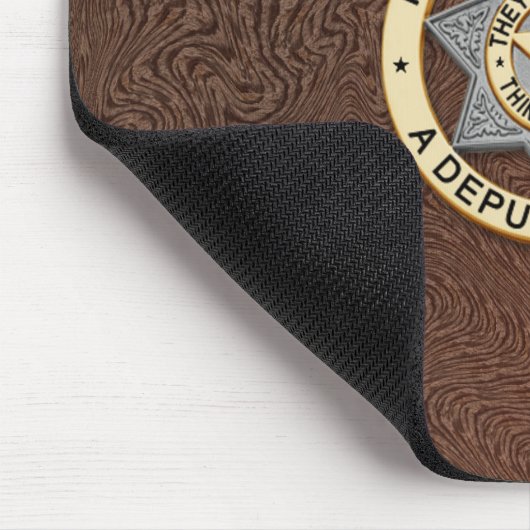 Thin Blue Line Badge Muismat (Hoek)