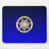 Thin Blue Line Badge Muismat (Voorkant)