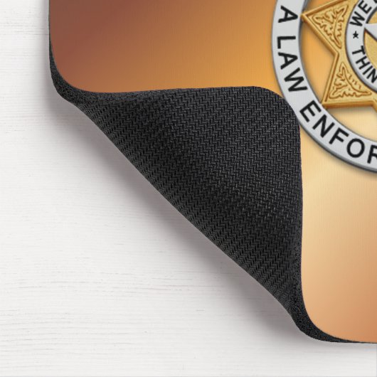 Thin Blue Line Badge Muismat (Hoek)