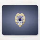 Thin Blue Line Badge Muismat (Voorkant)