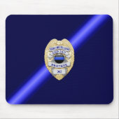 Thin Blue Line Badge Muismat (Voorkant)