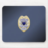 Thin Blue Line Badge Muismat (Voorkant)