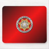 Thin Blue Line Badge Muismat (Voorkant)