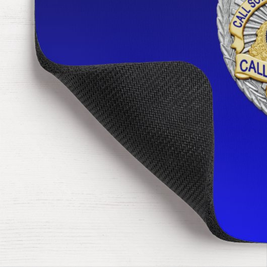 Thin Blue Line Badge Muismat (Hoek)