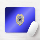 Thin Blue Line Badge Muismat (Met muis)