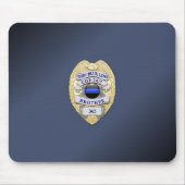 Thin Blue Line Badge Muismat (Voorkant)