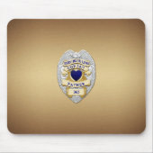 Thin Blue Line Badge Muismat (Voorkant)
