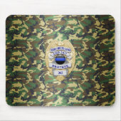 Thin Blue Line Badge Muismat (Voorkant)