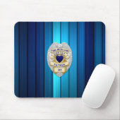 Thin Blue Line Badge Muismat (Met muis)