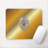 Thin Blue Line Badge Muismat (Met muis)