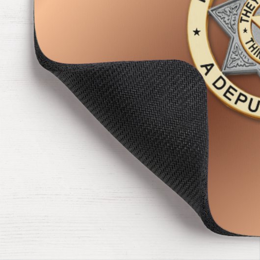 Thin Blue Line Badge Muismat (Hoek)