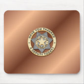 Thin Blue Line Badge Muismat (Voorkant)