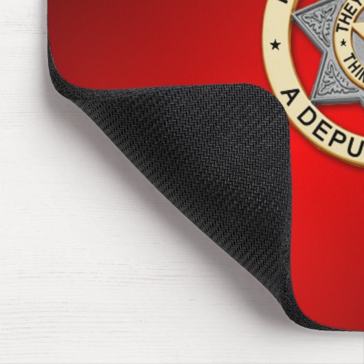 Thin Blue Line Badge Muismat (Hoek)