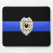 Thin Blue Line - Badge Muismat (Voorkant)