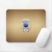 Thin Blue Line Badge Muismat (Met muis)
