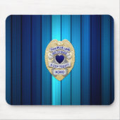 Thin Blue Line Badge Muismat (Voorkant)