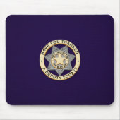 Thin Blue Line Badge Muismat (Voorkant)