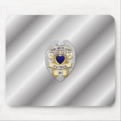 Thin Blue Line Badge Muismat (Voorkant)